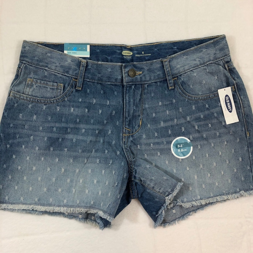 NWT Old Navy Light Denim Festival Cut Off Shorts